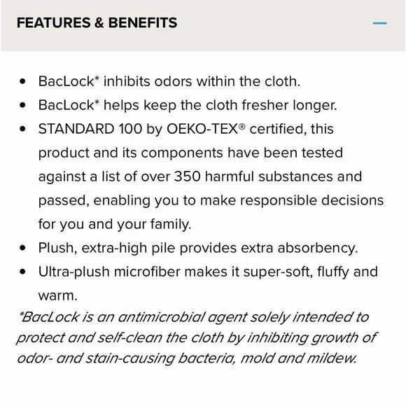 Norwex Deluxe Hand Towel LE Marine Stripe NWOT - Picture 7 of 8